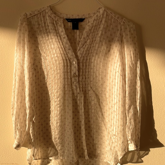 Marc by Marc Jacobs silk striped tunic blouse 🛑SOLD LINCOLN RD - Picture 2 of 7